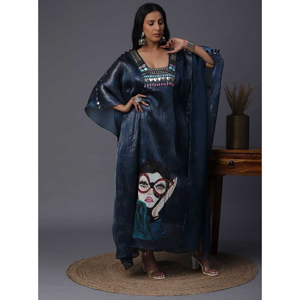 Arpita Sulakshana Office Girl Hand painted Kaftan