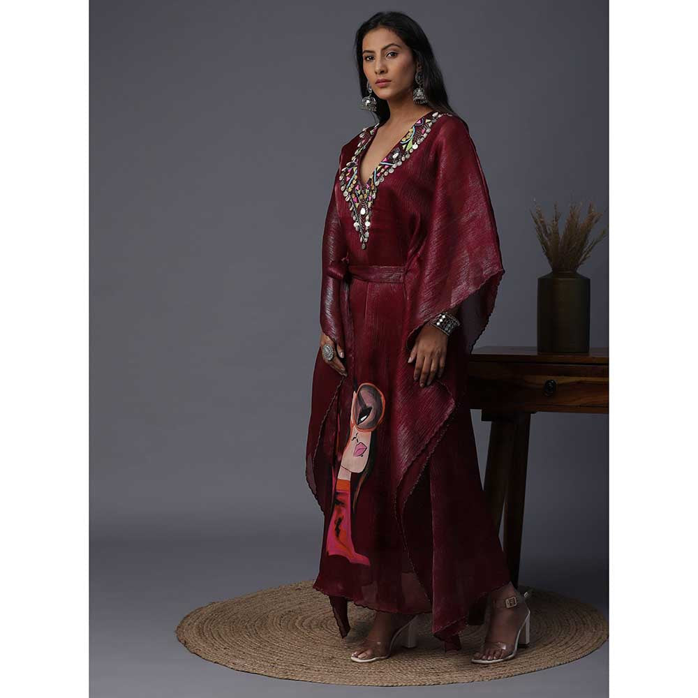 Arpita Sulakshana Hand painted Printed Kaftan