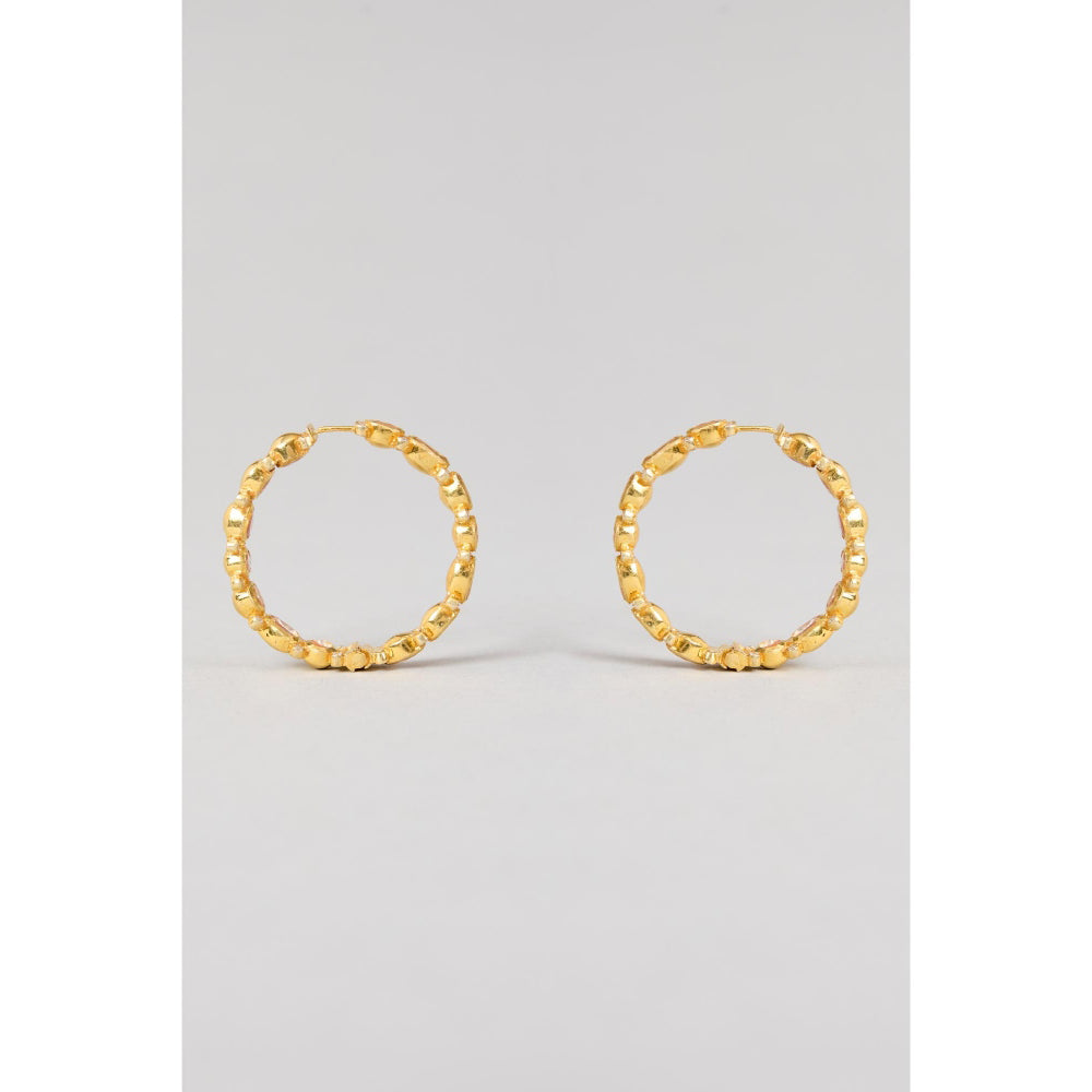 KARISA DESIGNS Krisha Moissanite Hoops