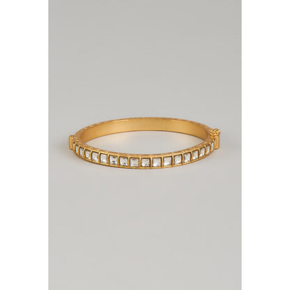 KARISA DESIGNS Giza White Kundan Bangle