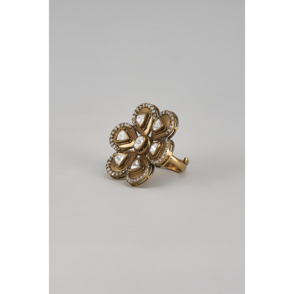 KARISA DESIGNS Gold Marisa Victorian Ring