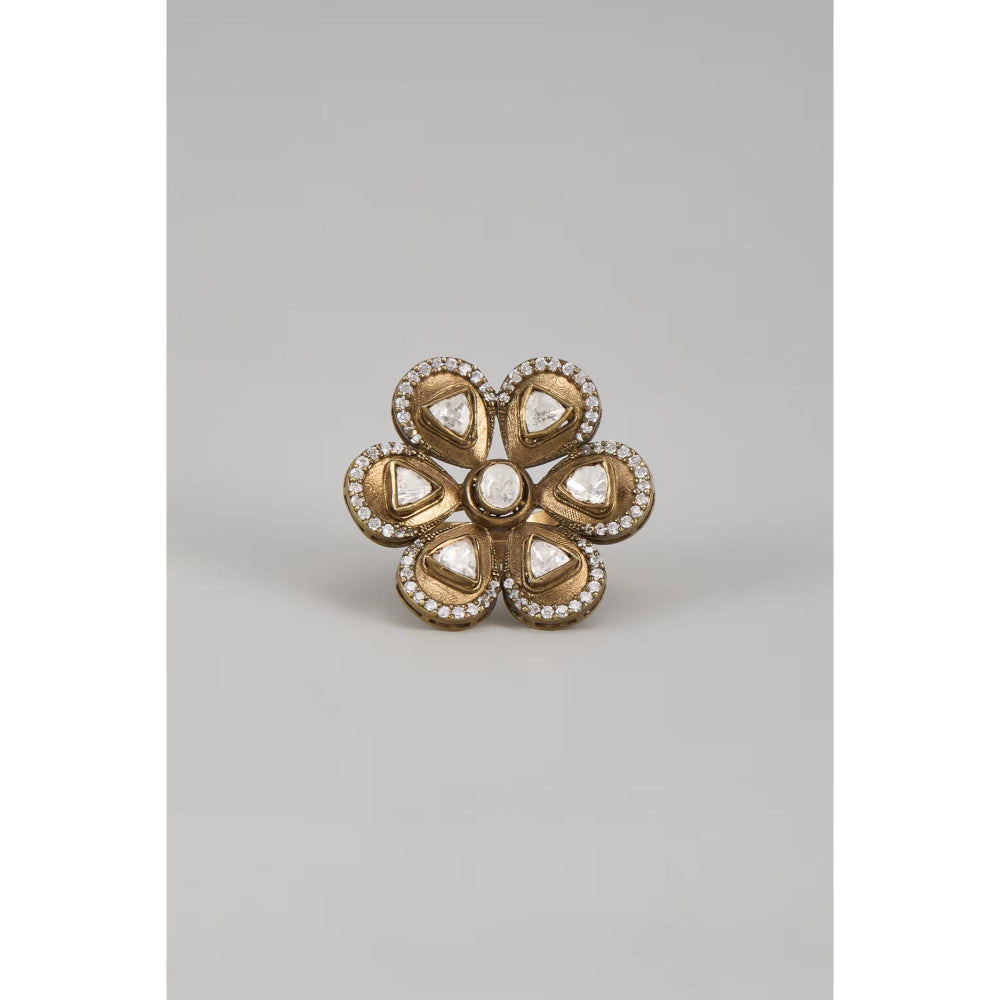 KARISA DESIGNS Gold Marisa Victorian Ring