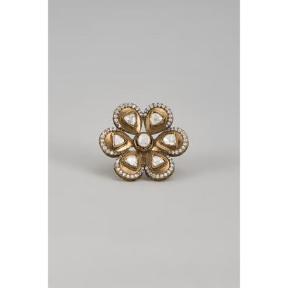 KARISA DESIGNS Gold Marisa Victorian Ring