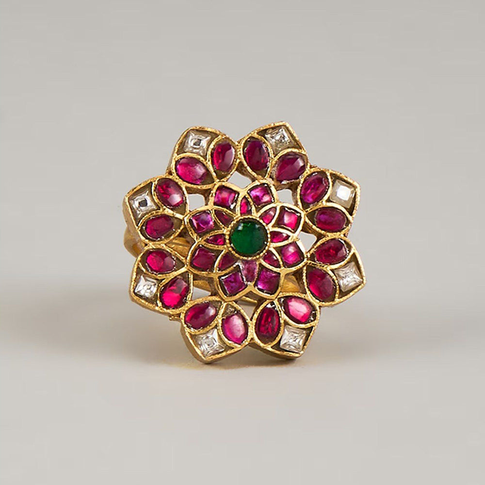 KARISA DESIGNS Purple Tora Ring