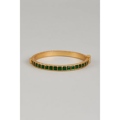 KARISA DESIGNS Giza Green Kundan Kada