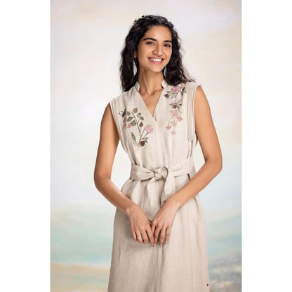 Kaveri White Tsukiyama Sanya Dress