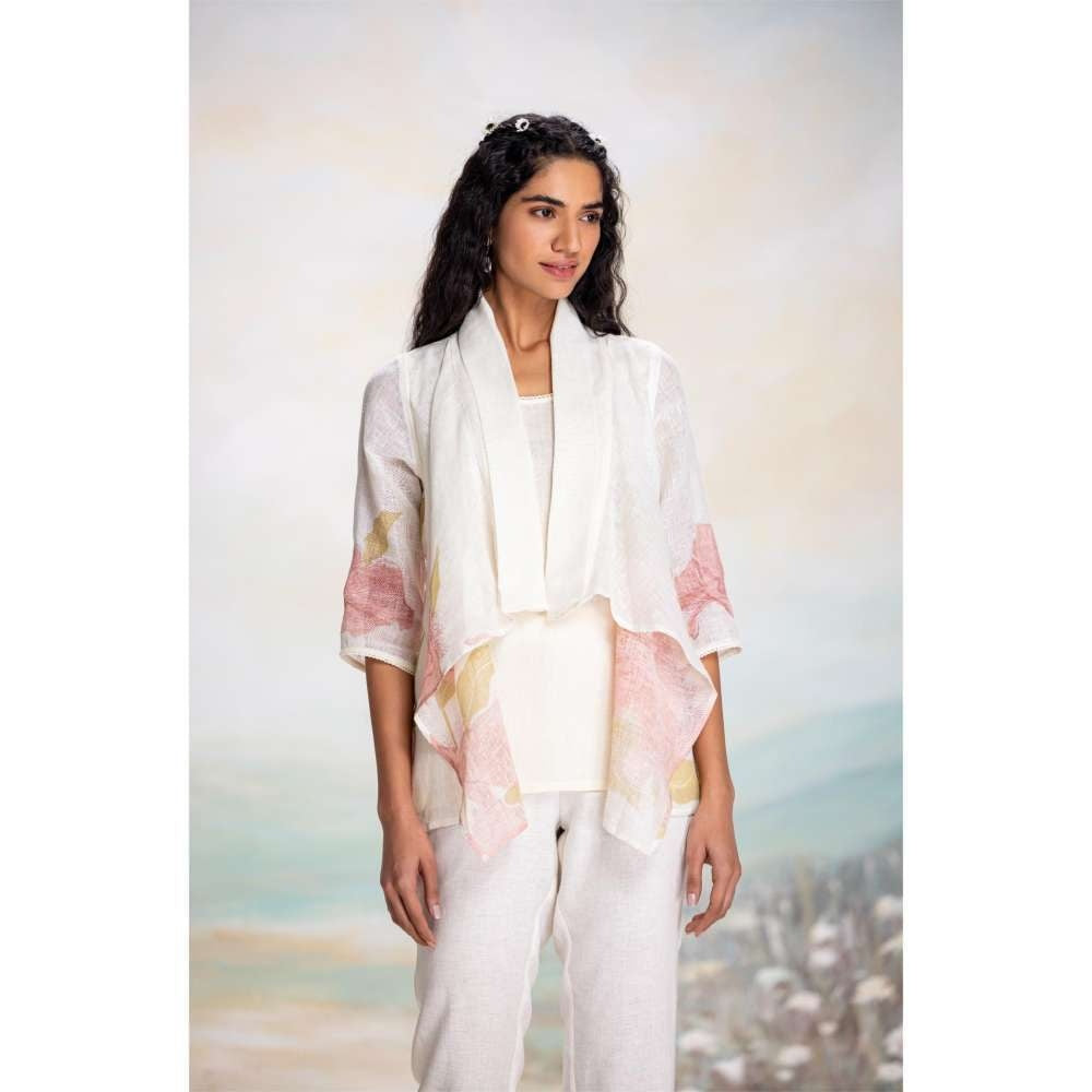 Kaveri Pink Bubble Flower Zoro Co-Ord (Set of 2)