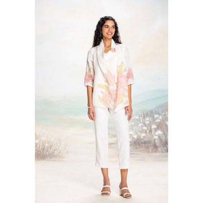 Kaveri Pink Bubble Flower Zoro Co-Ord (Set of 2)