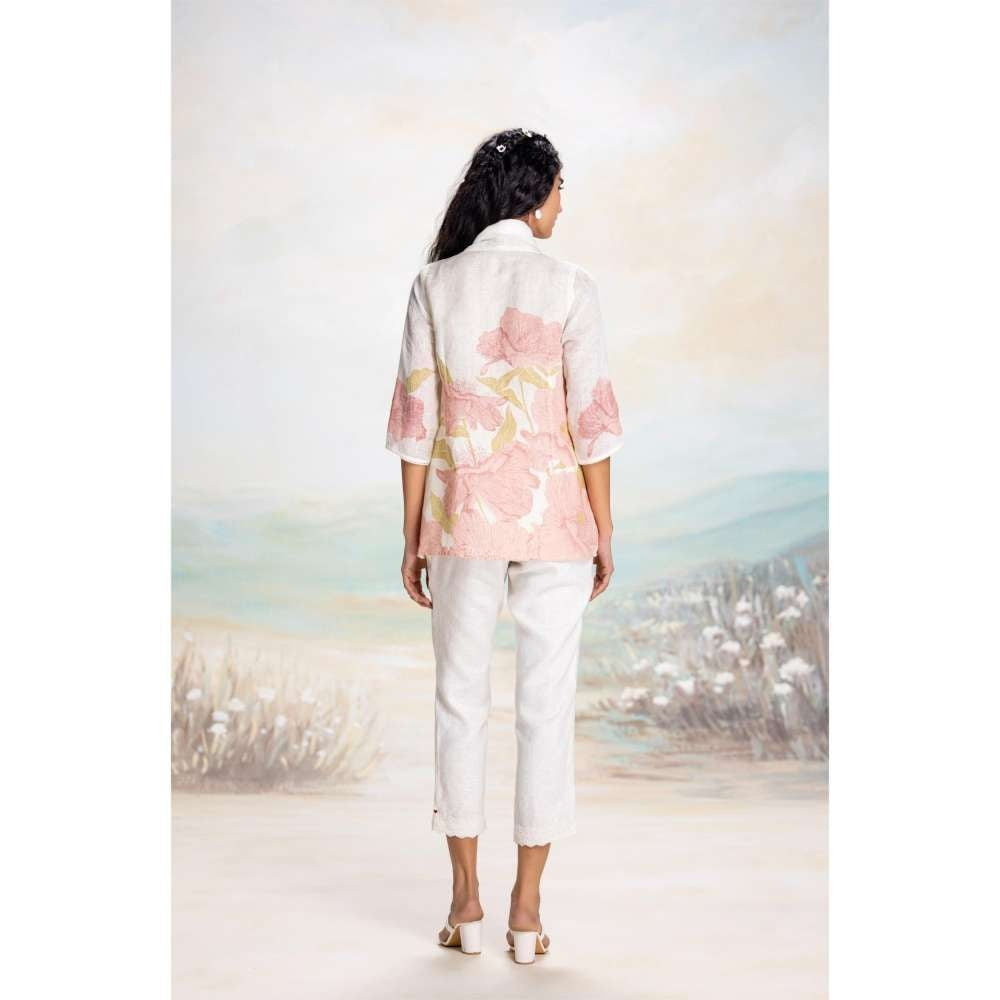 Kaveri Pink Bubble Flower Zoro Co-Ord (Set of 2)