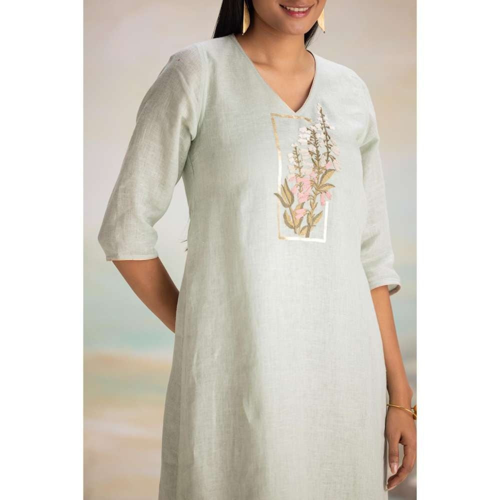 Kaveri Green Flute Pipes Singapore Sling Dress