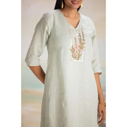 Kaveri Green Flute Pipes Singapore Sling Dress