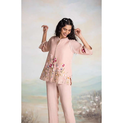 Kaveri Pink Meet Me In The Meadow Co-Ord (Set of 2)