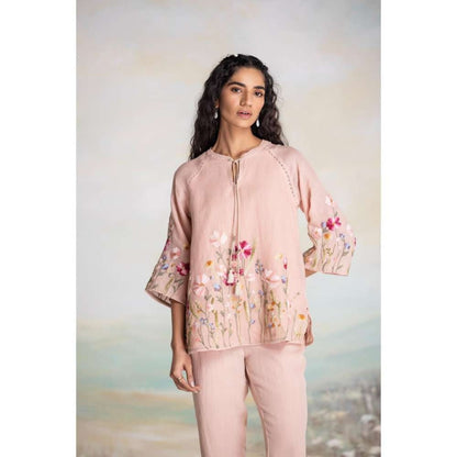 Kaveri Pink Meet Me In The Meadow Co-Ord (Set of 2)