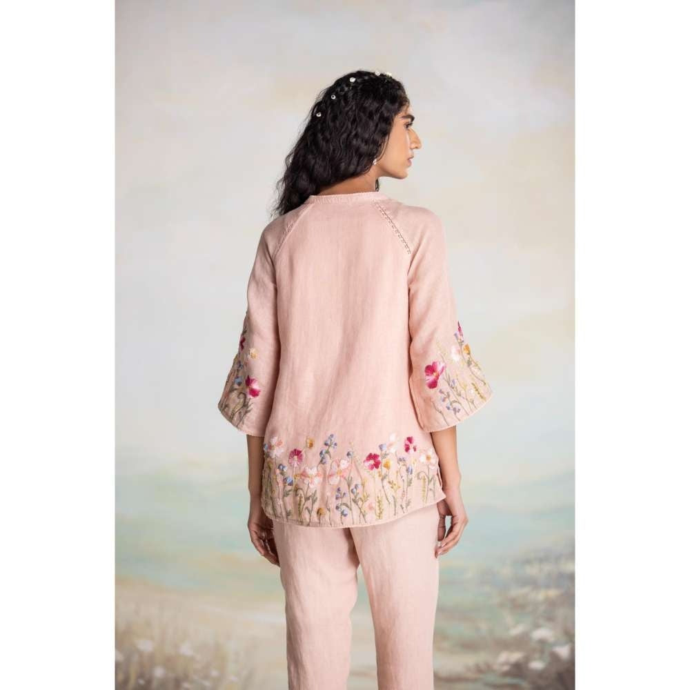 Kaveri Pink Meet Me In The Meadow Co-Ord (Set of 2)