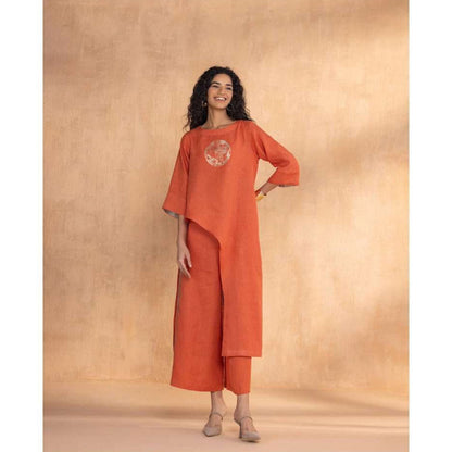Kaveri Rust Luna Co-Ord (Set of 2)