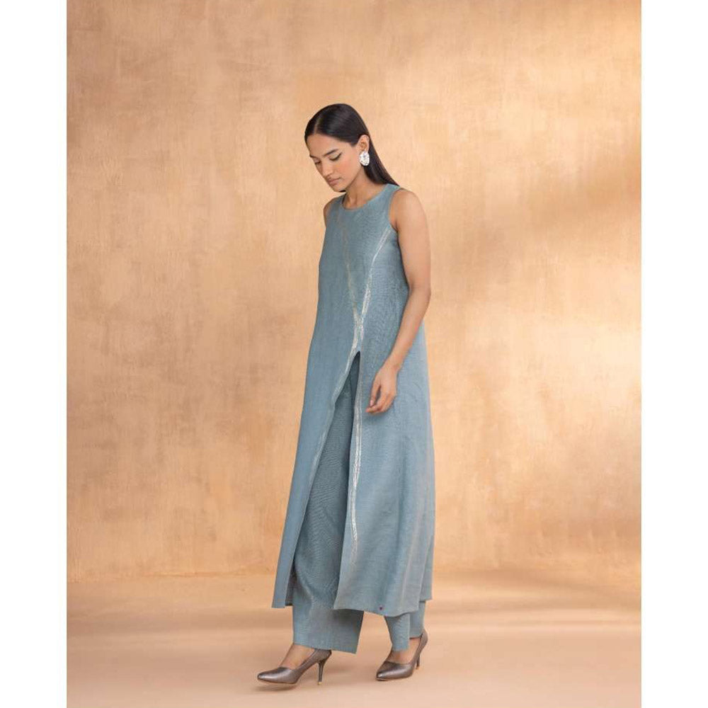Kaveri Blue Threads Slice Co-Ord (Set of 2)