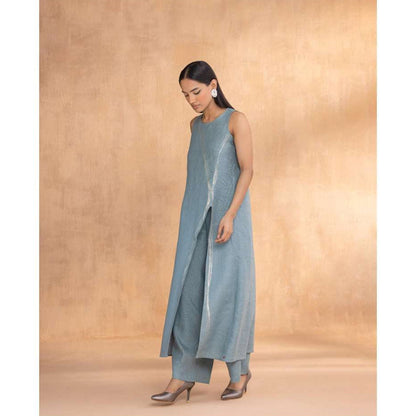 Kaveri Blue Threads Slice Co-Ord (Set of 2)