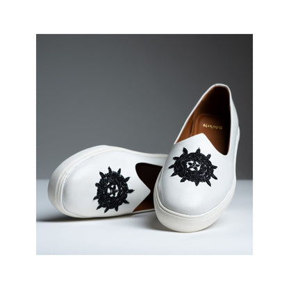 Kavith Sainaani White-Black Wedding Sneaker