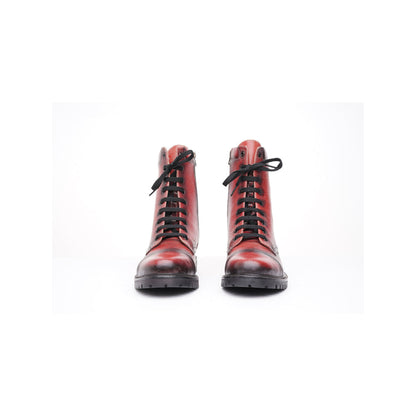 Kavith Sainaani Red Mid Boots