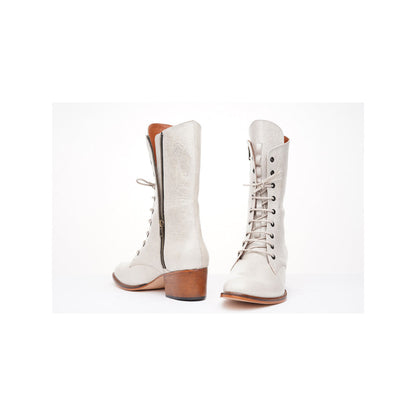 Kavith Sainaani Tall White Boots