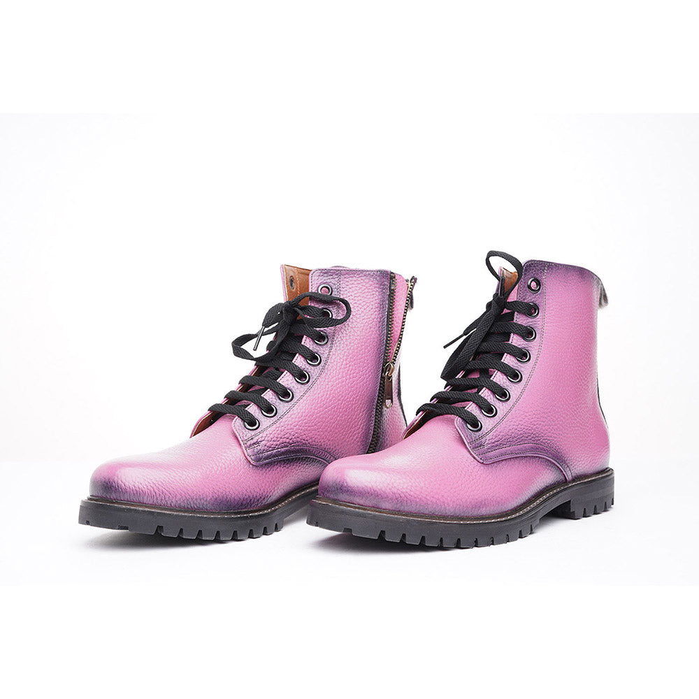 Kavith Sainaani Pink Mid Boots