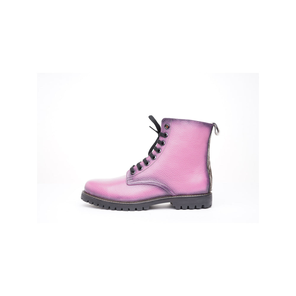 Kavith Sainaani Pink Mid Boots