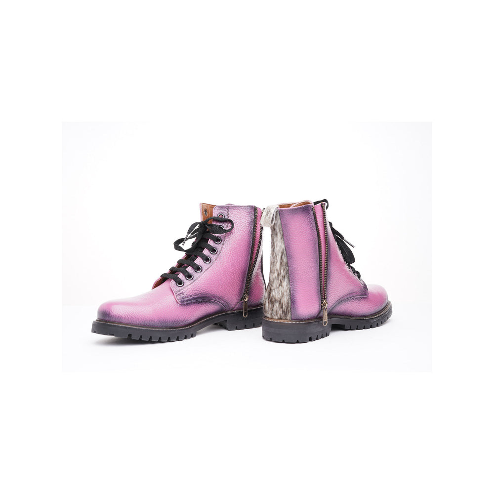 Kavith Sainaani Pink Mid Boots