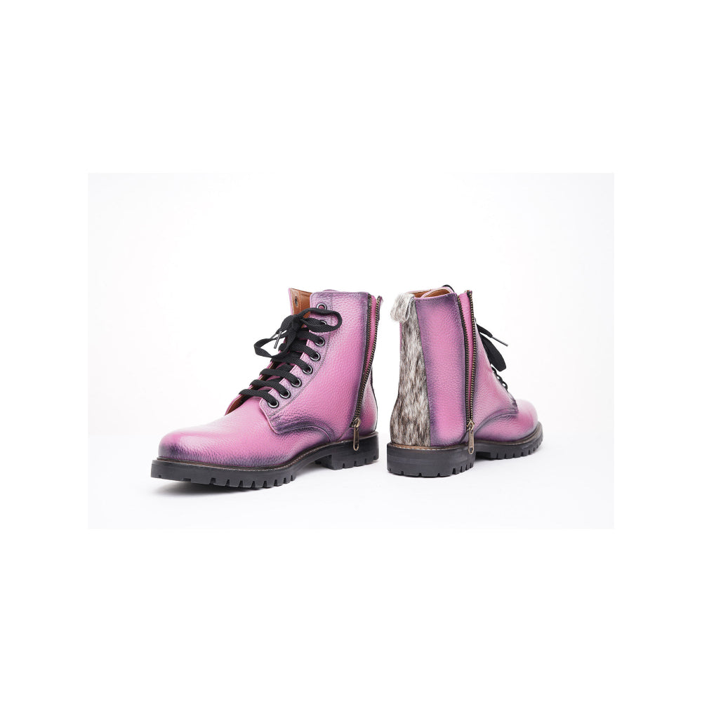 Kavith Sainaani Pink Mid Boots