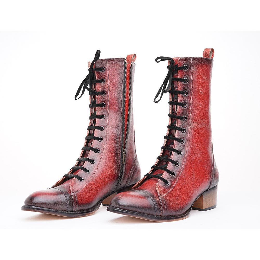 Kavith Sainaani Tall Red Boots