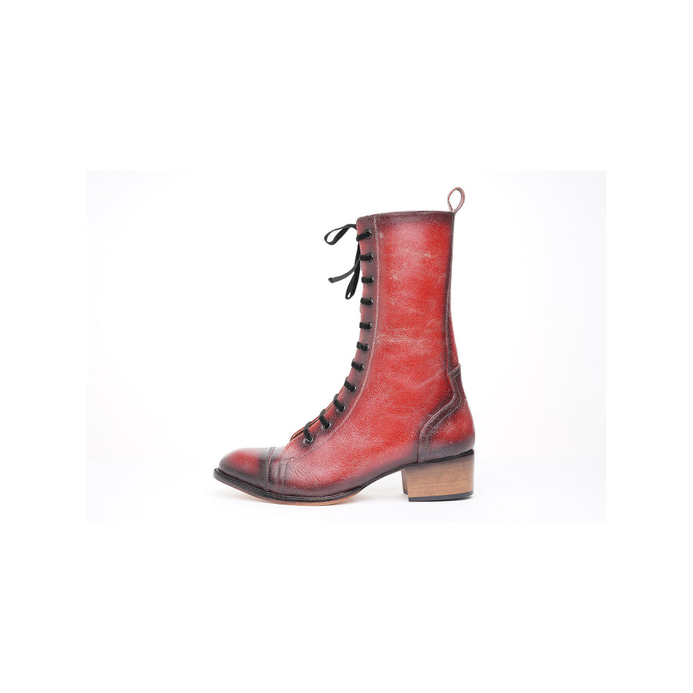 Kavith Sainaani Tall Red Boots