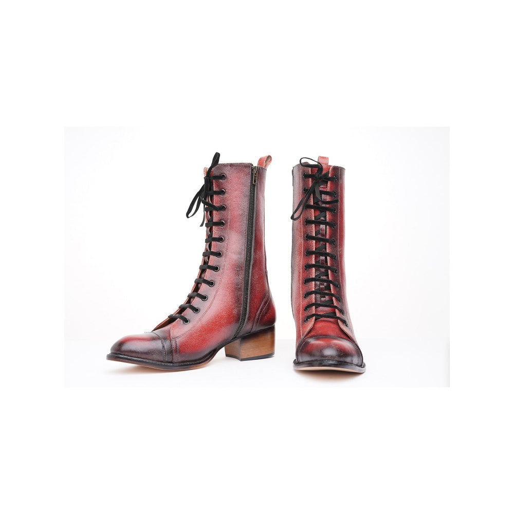 Kavith Sainaani Tall Red Boots