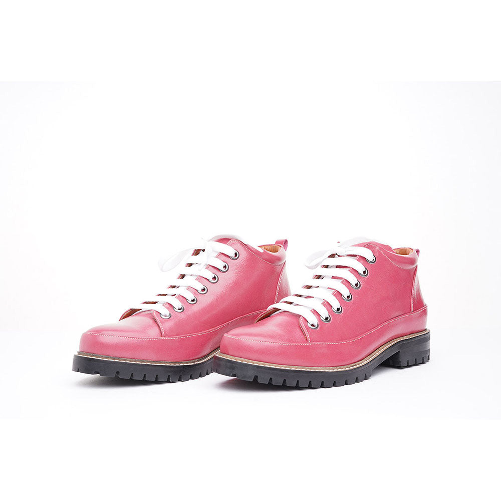Kavith Sainaani Fuscia Low Boots