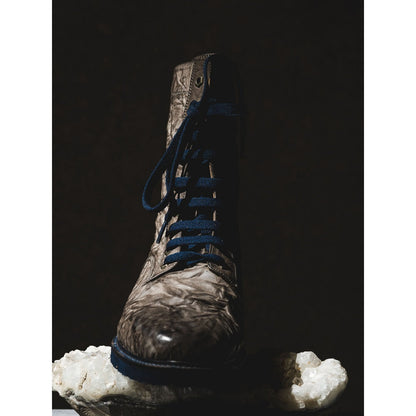 Kavith Sainaani Grey Crinkle Boots (Pack of 2)