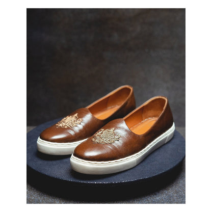 Kavith Sainaani Brown Wedding Sneaker