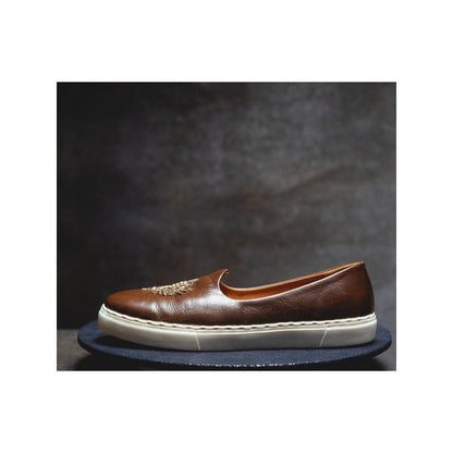 Kavith Sainaani Brown Wedding Sneaker
