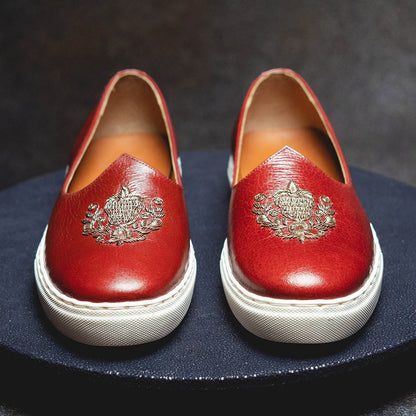 Kavith Sainaani Bordo Red Wedding Sneaker