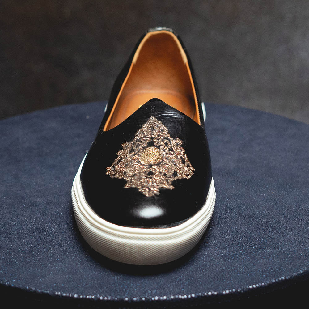 Kavith Sainaani Black Wedding Sneaker