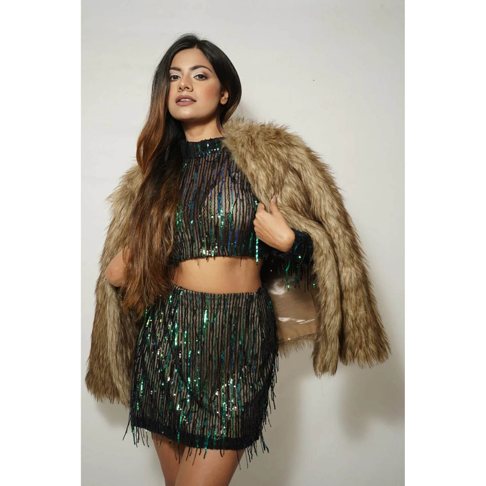 Kayjay by Kritika Jain In The Woods Furr Coat