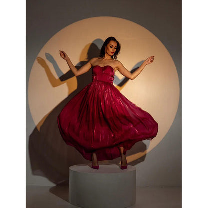 Kayjay by Kritika Jain Opera Pink Maxi Dress