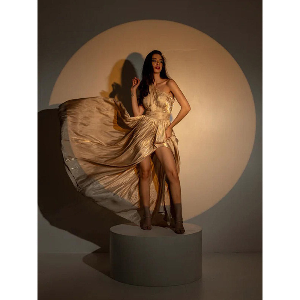 Kayjay by Kritika Jain Senorita Gold Maxi Dress