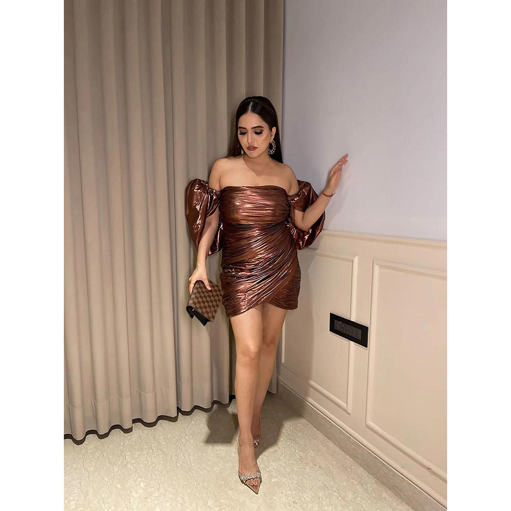 Kayjay by Kritika Jain Brownies Brown Mini Dress