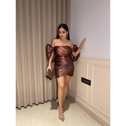 Kayjay by Kritika Jain Brownies Brown Mini Dress