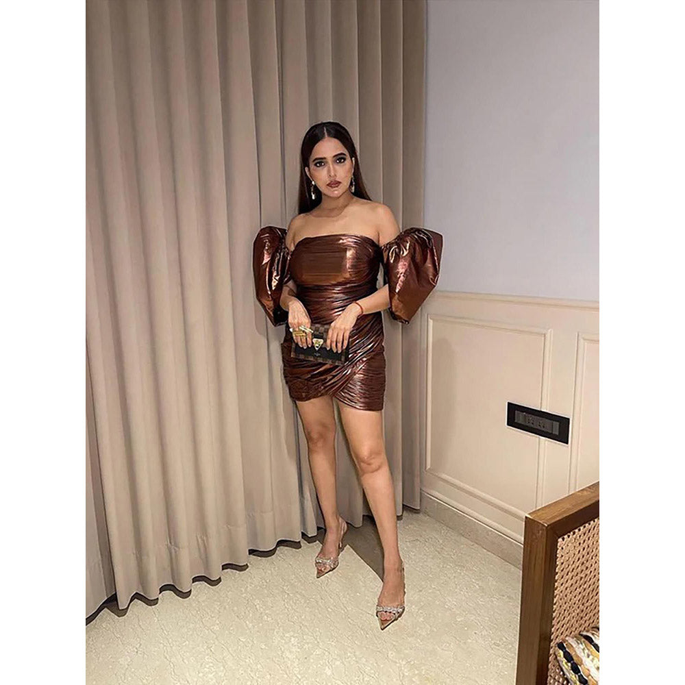 Kayjay by Kritika Jain Brownies Brown Mini Dress