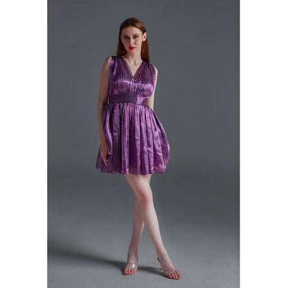 Kayjay by Kritika Jain Dollar Purple Mini Dress