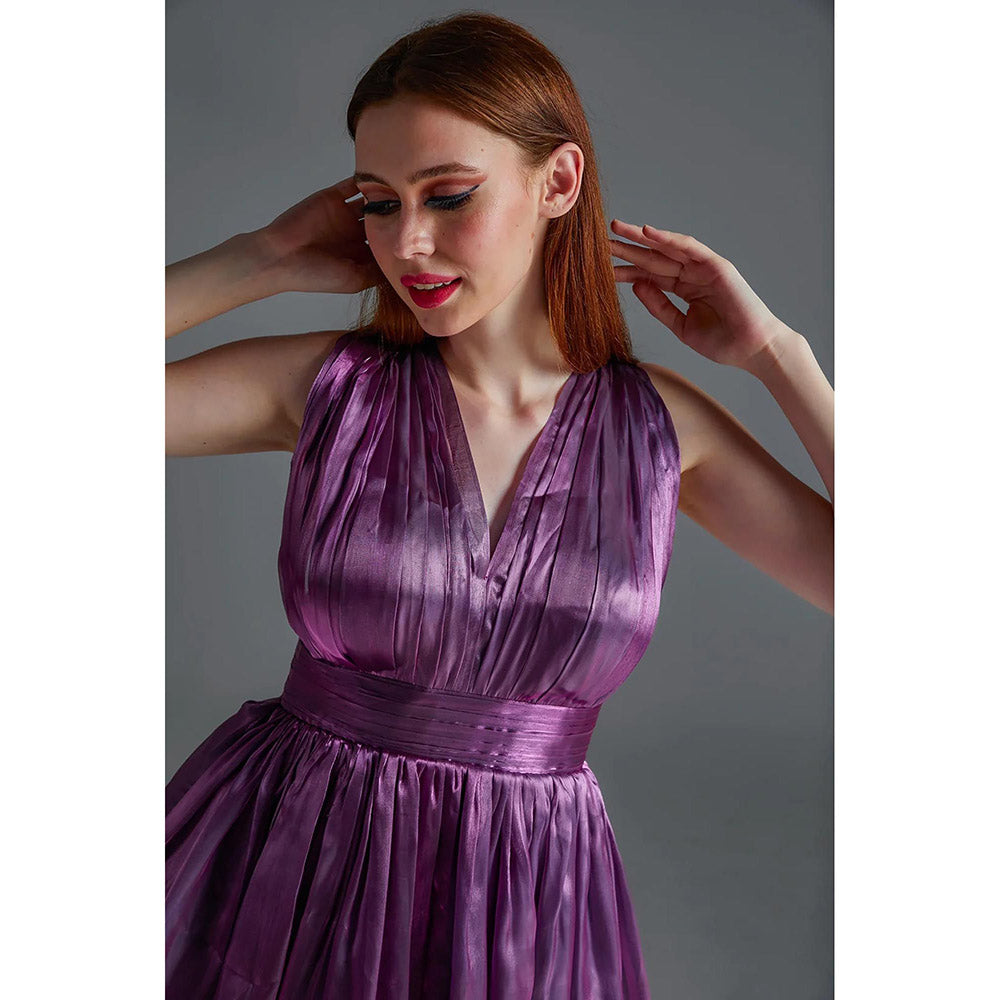 Kayjay by Kritika Jain Dollar Purple Mini Dress