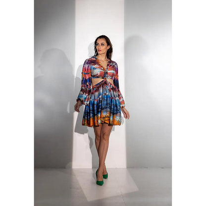 Kayjay by Kritika Jain Malibu Multi-Color Mini Dress