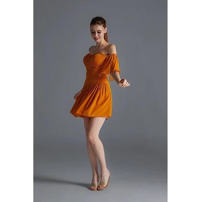 Kayjay by Kritika Jain Mustard Mind Mustard Mini Dress