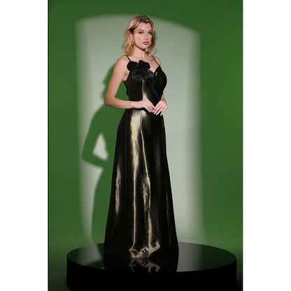 Kayjay by Kritika Jain Olive Sleeveless Fallon Gown