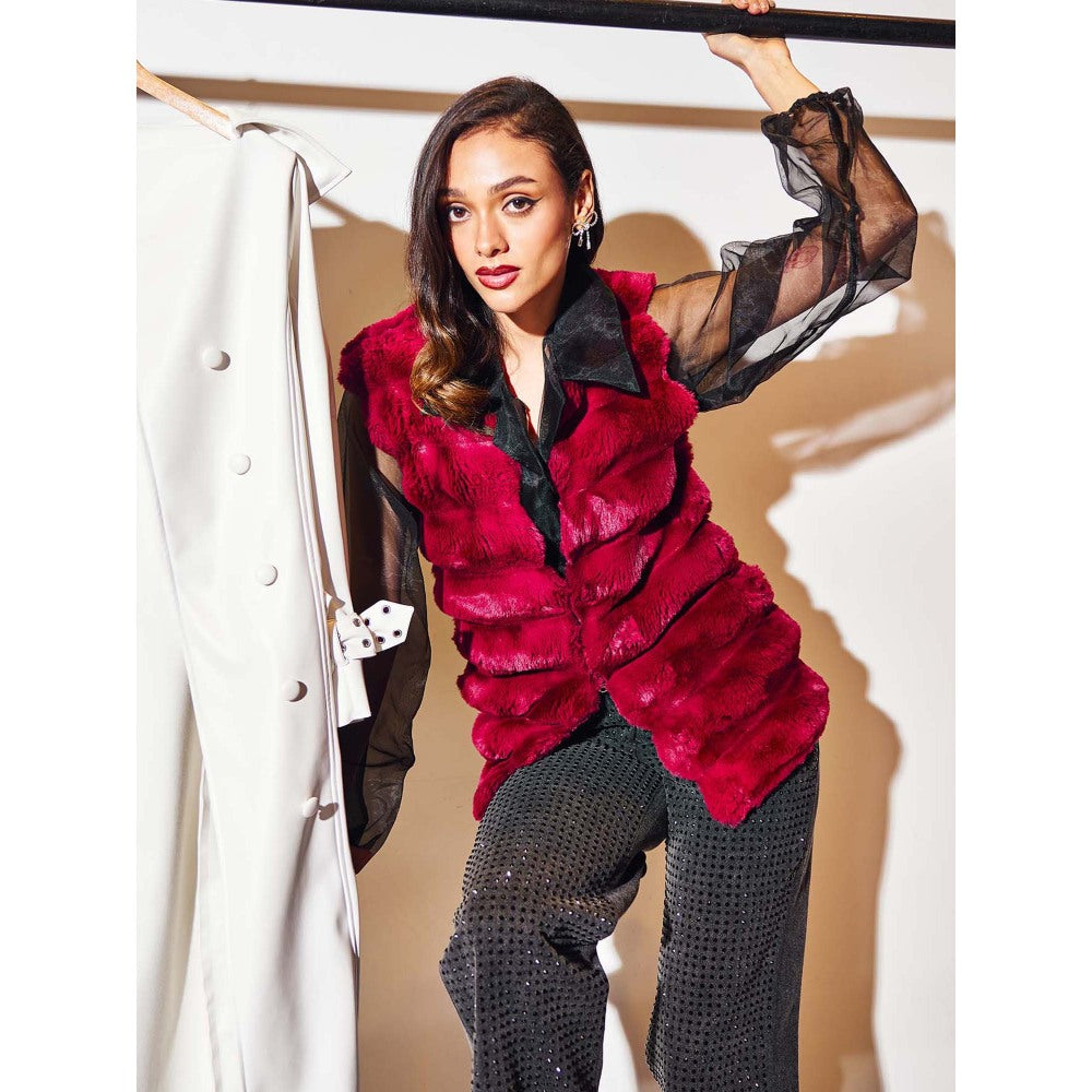 Kay Kay BY KKHUSHI SAHAII Women Fur Carson Jacket
