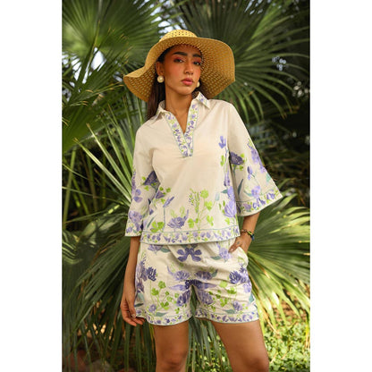 Kay Kay BY KKHUSHI SAHAII Mina White Co-Ord Set